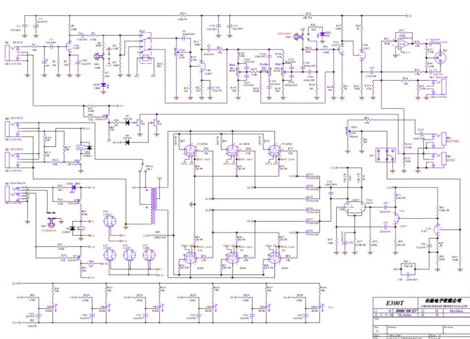 Eden e300t master volume pot repair